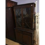 Mahogany display cabinet