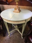 Painted Victorian occasional table