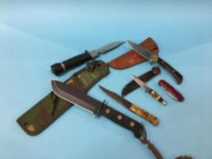 Collection of knives, various