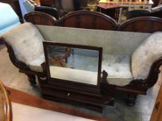 Victorian walnut sofa