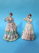 Two Regency Fine Arts figures