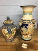 Two Oriental vases