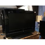 Sanyo 26" flatscreen TV, with remote and instructions