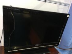 Sharp 31" flatscreen TV, with remote