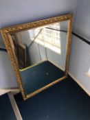 Large gilt framed mirror