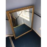 Large gilt framed mirror