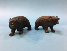 Two Black Forest type bears