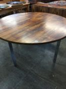 Rosewood table by Merrow and Associates, 137cm diameter
