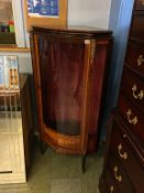 Reproduction French style kingwood ormolu mounted corner cabinet