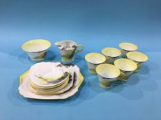 Part Shelley 'Lakeland' tea set, pattern no. W12336