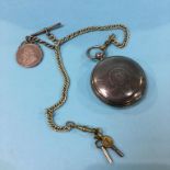 Silver pocket watch