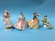 Four Royal Doulton figures