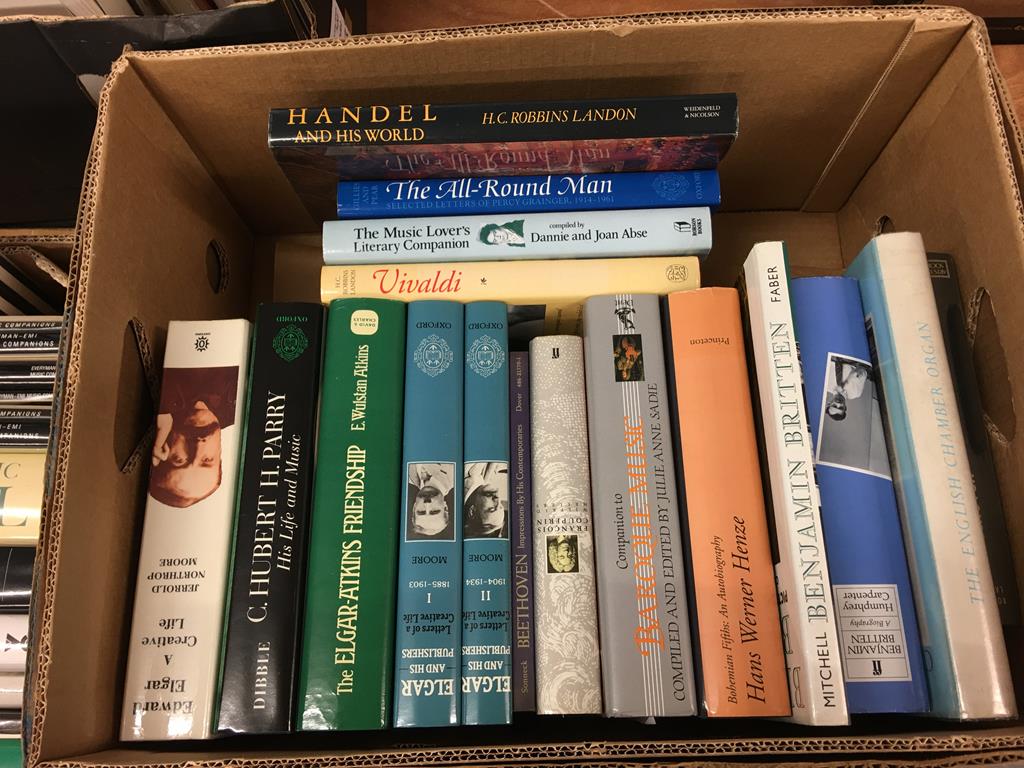 Three boxes of books, Music and Composers - Image 2 of 4