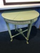 Painted Victorian occasional table