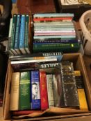 Two boxes of assorted books