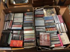 Two boxes of CDs, Classical