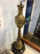 Gilt metal lamp