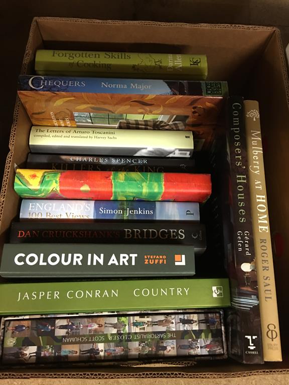 Four boxes of books, Interiors and Decorating etc. - Image 3 of 4