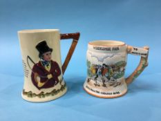 Two musical tankards