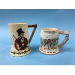 Two musical tankards