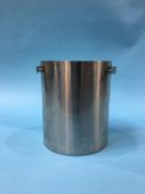 Stainless steel ice bucket, Stelton 'Cylinda Line' by Arne Jacobsen