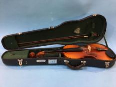 Chinese violin and fitted case