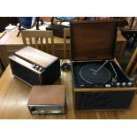 Hacker Grenadier turntable and stereo amplifier and a Goodmans tuner