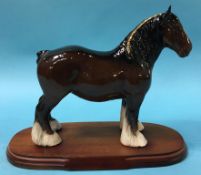 A Royal Doulton Shire horse