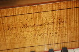 A mahogany cased square piano, by John Broadwood of Great Putney St., Golden Square, London,