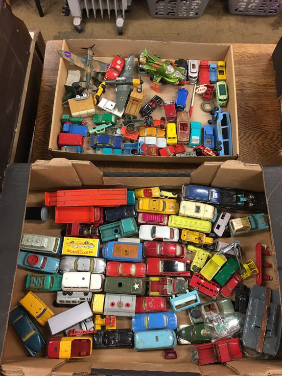 Collection of Die Cast toys, in two boxes