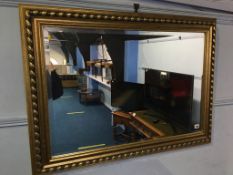 Gilt framed mirror, 105 x 77cm