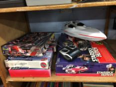 Various toys and model kits, kits in packaging