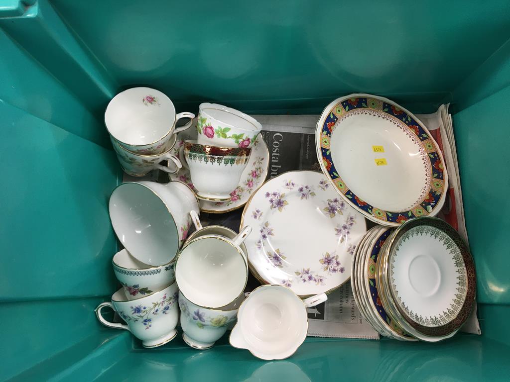 Six boxes of assorted including tea china etc. - Image 2 of 7