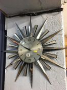 A Metamac Sunburst clock