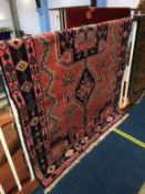 Persian rug, 134cm wide x 240cm length
