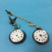 Two ladies pocket watches