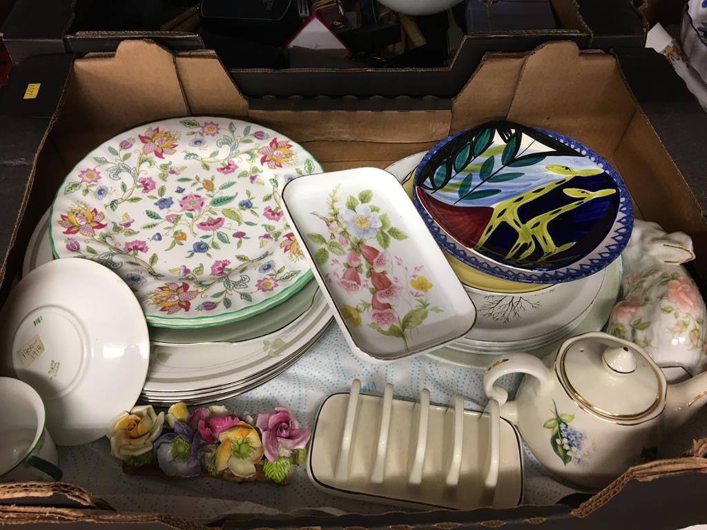 Three trays of assorted, including an oil lamp - Image 2 of 4