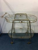 A 1960s drinks trolley