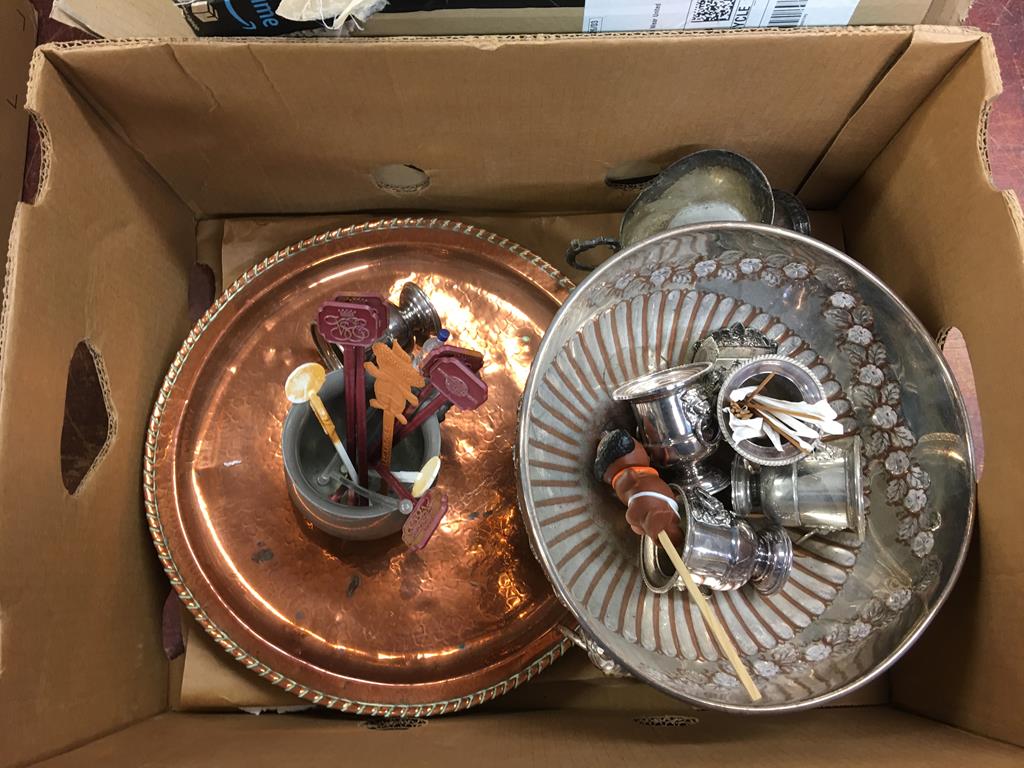 Three boxes of assorted silver plate - Image 2 of 4