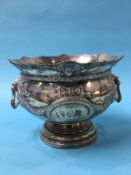 Silver bowl, 'The Alexander Clark' Manufacturing Co. Ltd, Birmingham, 1908, 21oz