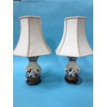 Pair of Masons table lamps