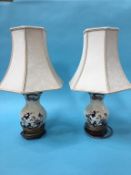 Pair of Masons table lamps