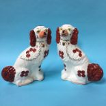 A pair of Staffordshire Spaniels