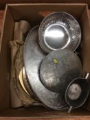 Assorted silver plate