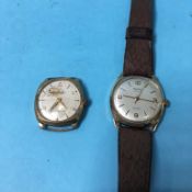 A Gentleman's 9ct wristwatch and one other