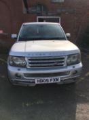 A silver Land Rover Range Rover SPT TDV6 HSE A 2720, Diesel, 2005, mileage 162,157