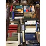 Four boxes of books