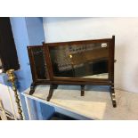 Two mahogany dressing table mirrors