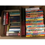 Two boxes of books