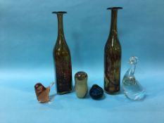 Various Mdina and other studio glass (6)